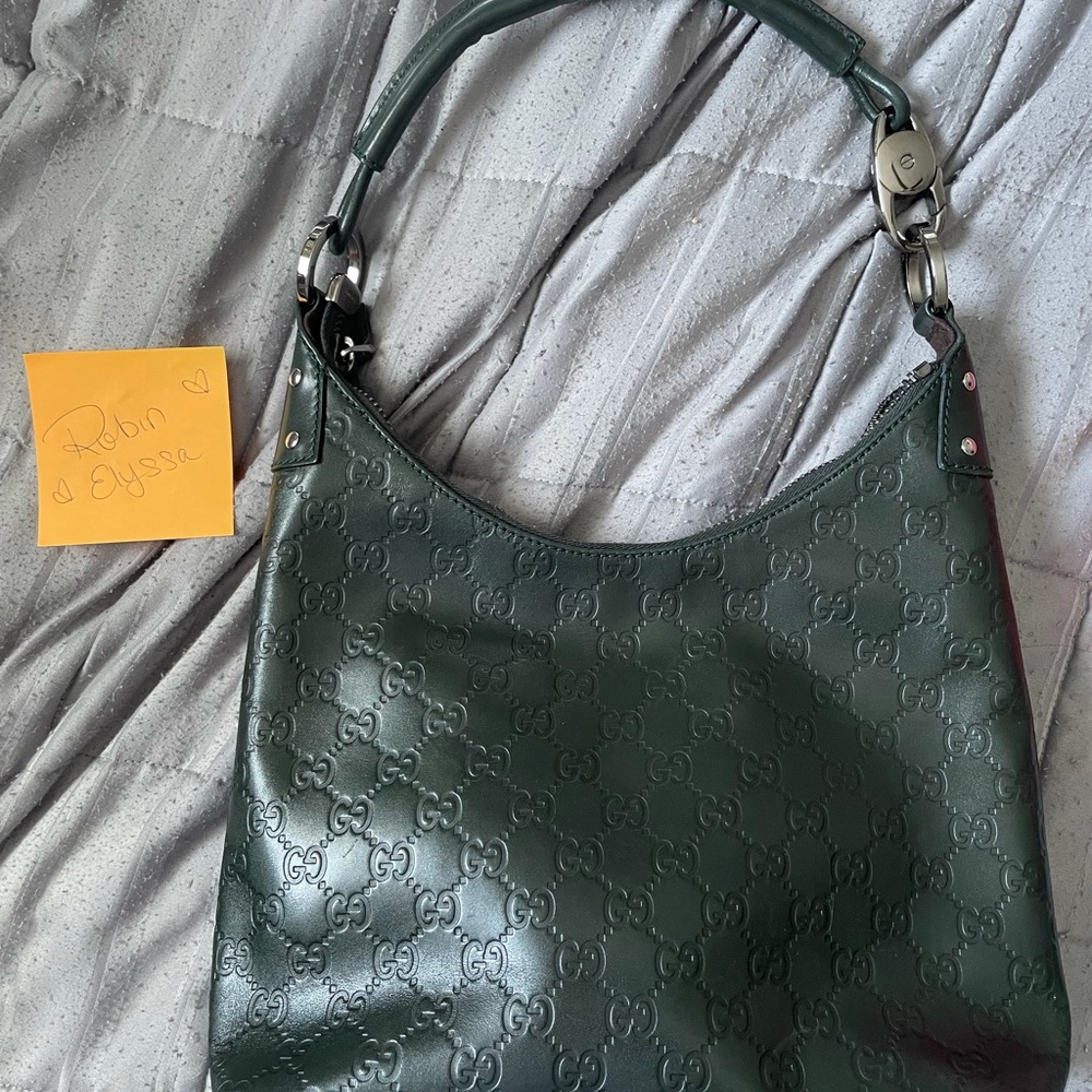 Gucci Dark Green Hobo Bag
